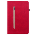 Чехол для Samsung Galaxy Tab A7 Lite, Wallet Pen Slot, красный