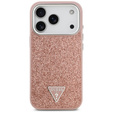Чохол GUESS Glitter Triangle Logo MagSafe для iPhone 17 Pro