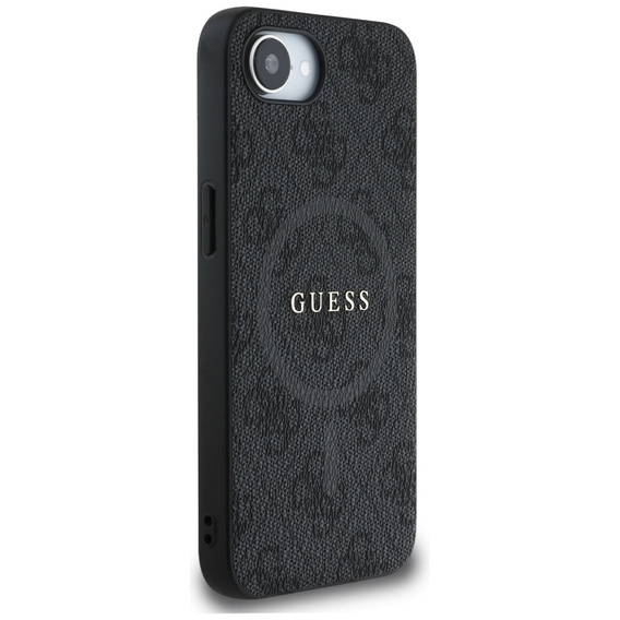 Чoхол GUESS до iPhone 16E, 4G Ring Classic Logo, чорний