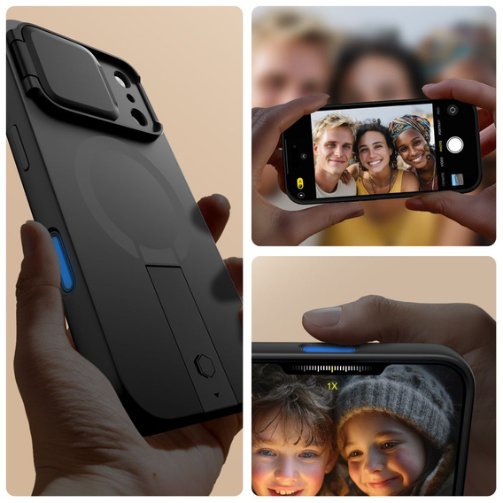 Захисний чохол Tech-Protect Kevlar Aura з функцією підставки та MagSafe для iPhone 17 Pro Max