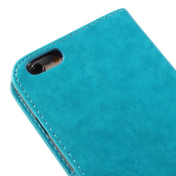 Откидной чехол для iPhone 6/6S 4.7, Butterfly, синий