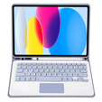 Чохол + клавіатура iPad 10.9 2022 10 Gen, TouchPad Pen Slot, фіолетовий