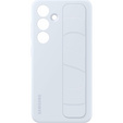 Оригінальний чохол Samsung для Galaxy S24, силіконовий чохол Standing Grip Case, світло-синій