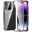 Чехол для iPhone 15 Pro, Magnetic Dual Glass, чёрный