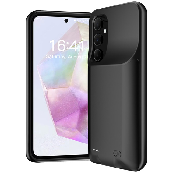 Чехол с батареей 4800mAh до Samsung Galaxy S23 Ultra, Black