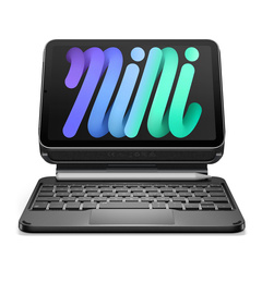 Чохол з клавіатурою для iPad mini 8,3" 2021 (6 покоління) / iPad mini 8,3" 2024 (7 покоління), Dexnor Magnetic Keyboard Touchpad, чорний