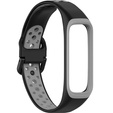 Силиконовый ремешок для Samsung Galaxy Fit 2 SM-R220, Black / Grey