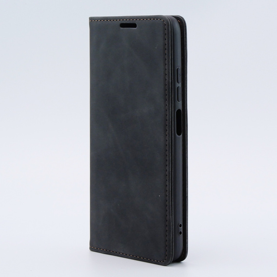 Чохол для Xiaomi Redmi Note 12S, ERBORD Vintage, гаманець з клапаном, чорний