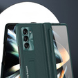 Чохол для Samsung Galaxy Z Fold5 5G, Kickstand case, з підставкою та склом, чорний