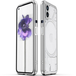 Чехол для телефона Nothing Phone (2), Armor Bumper, серебряный