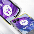 Чехол до Motorola Razr 50 Ultra, Fusion Hybrid, прозрачный