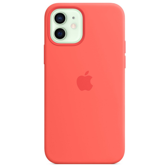 Etui ERBORD do iPhone 12 / 12 Pro, Silicone MagSafe, Pink