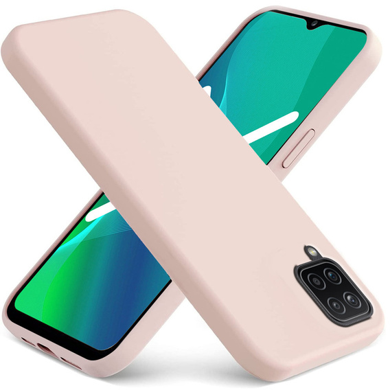 Чoхол до Samsung Galaxy A12 / M12 / A12 2021, Silicone Lite, рожевий