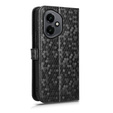 Флип-кейс для Honor 400 5G, Wallet Rhombus, чёрный