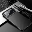 Чехол до Xiaomi Poco X4 Pro 5G, Carbon Gel, чёрный