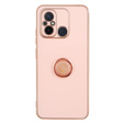 Чехол до Xiaomi Redmi 12C, Electro Ring, розовый rose gold