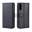 Откидной чехол для Samsung Galaxy A50 / A30s, Leather Flexi Book, чёрный