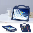 Детский чехол для iPad 10.9 2022 10 Gen, Cute Patterns, с подставкой, темно-синий