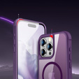 Магнітний чохол Magsafe для iPhone 15 Pro Max, фіолетовий