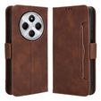 Футляр з клапаном для Xiaomi Redmi 14C / Xiaomi Poco C75, Card Slot, коричневий