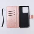 Чохол-книжка для Xiaomi 13T / 13T Pro, Butterfly, рожевий rose gold