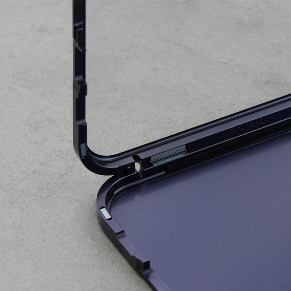 Чохол для iPhone 12 Pro, Dual Glass, для Magsafe, фіолетовий