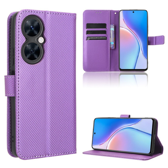 Откидной чехол для Huawei Nova 11i, Wallet Smart Magnet, фиолетовый