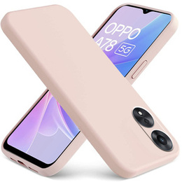 Чoхол до Oppo A78 5G, Silicone Lite, рожевий