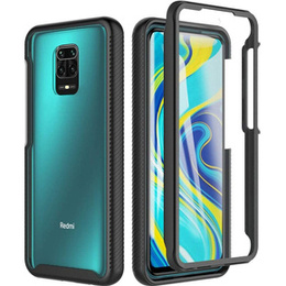 Чoхол Shockproof до Xiaomi Redmi Note 9S / 9 Pro, із захисним екраном, м'яти