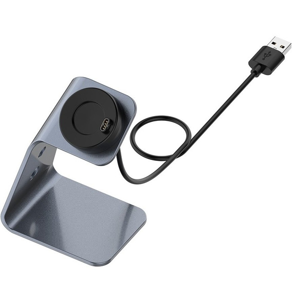 Алюмінієва USB док-станція для Garmin Fenix 7/7S/7X/6/6X/6S, сірий