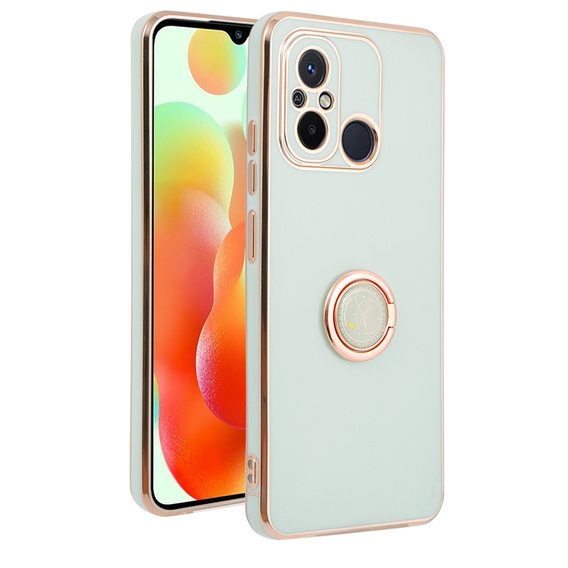 Чехол до Xiaomi Redmi 12C, Electro Ring, мятный