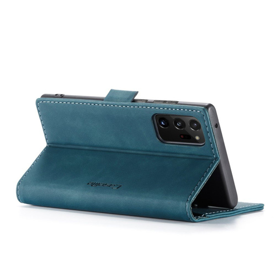 Чехол CASEME для Samsung Galaxy Note 20 Ultra, Leather Wallet Case, зелёный
