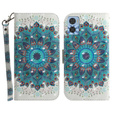 Откидной чехол для Motorola Moto E22 / E22i, Wallet mandala, белый
