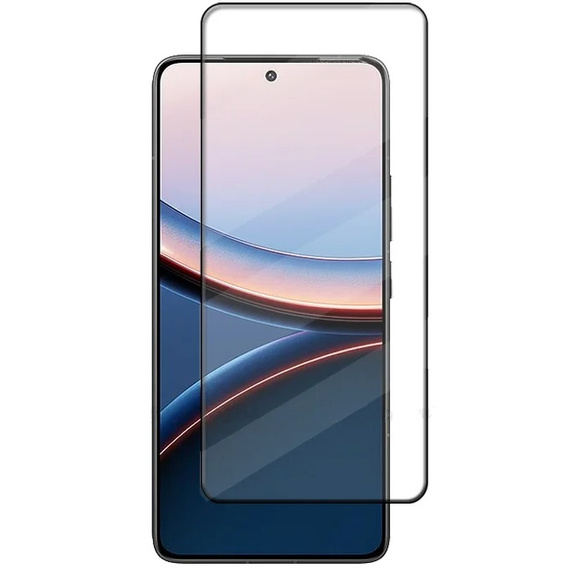 3D загартоване скло для Xiaomi Poco F7 Ultra, чорна рамка