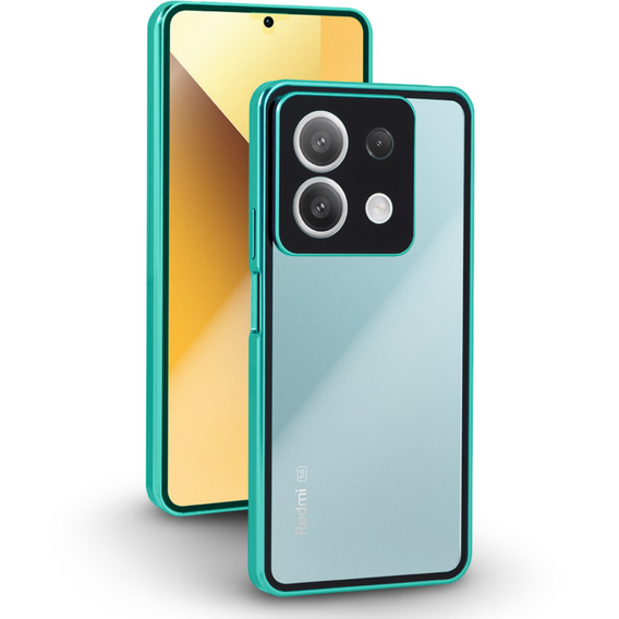 Чехол для Xiaomi Redmi Note 13 5G, Magnetic Dual Glass, зелёный