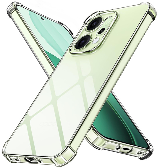Чохол для Oppo Reno 14, посилений, із захистом камери, прозорий