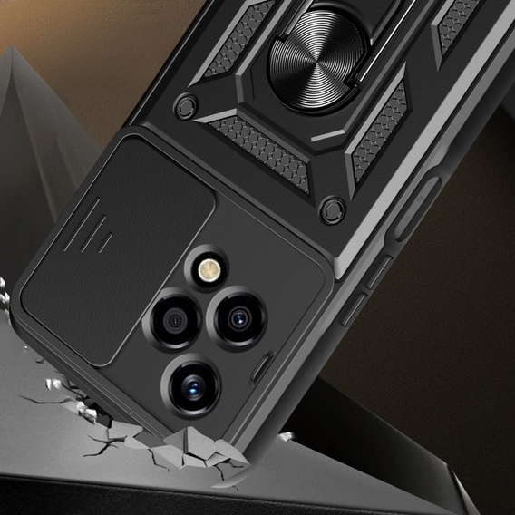 Чохол NOX Camera Slide Honor 200 Lite, CamShield Slide, чорний