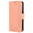 Футляр з клапаном для Xiaomi Redmi 15C 4G/LTE, Card Slot, рожевий