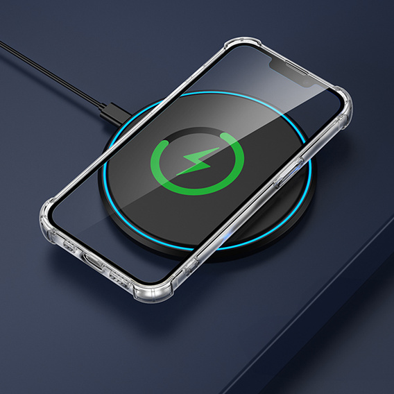 Чохол для iPhone 16E, Erbord Dropproof, прозорий + скло