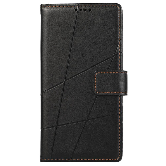 Чехол с откидной крышкой для Realme 12 Pro 5G / 12 Pro+ 5G, Leather Line Wallet, чёрный