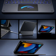 Чехол-клавиатура для iPad 7/8/9 10.2, Dexnor Magnetic Keyboard Touchpad, чёрный