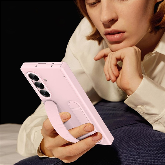 Чехол с ручкой и подставкой - розовый для Samsung Galaxy Z Fold7