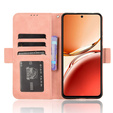 Откидной чехол для Oppo Reno 12FS / 12F, Card Slot, розовый