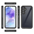 Водонепроницаемый чехол IP68 для Samsung Galaxy A55 5G, Redpepper, чёрный