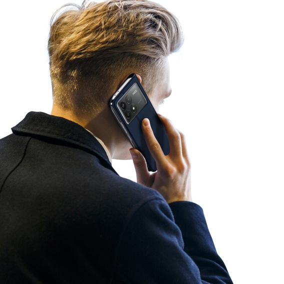 Чехол Dux Ducis до Xiaomi Poco F6 Pro, Skinpro, темно-синий