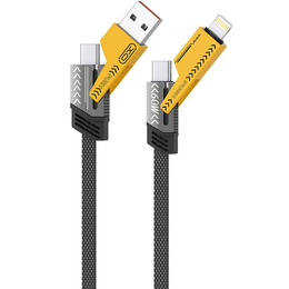 Kabel USB Type-C do Type-C 60W 150cm, biały
