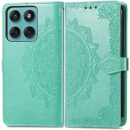 Чохол-книжка для Motorola Edge 60 / 60 Fusion, Mandala, зелений
