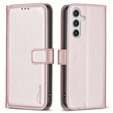 Чохол-книжка для Samsung Galaxy A55 5G,BINFEN Wallet, рожевий