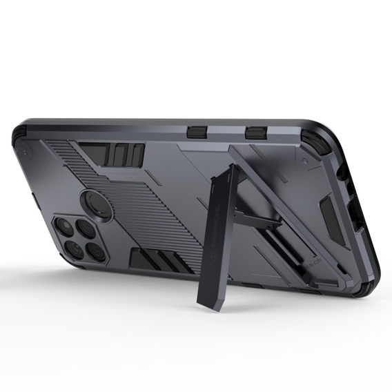 Чехол для Realme C21Y/C25Y, Military kickstand, синий