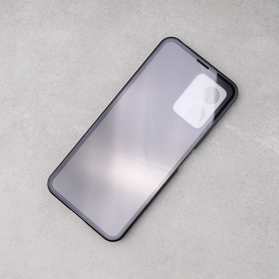 Чохол для Xiaomi Redmi Note 12, ERBORD Glass Armor Leather, чорний